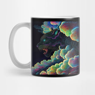 Clouded Black Panther Mug